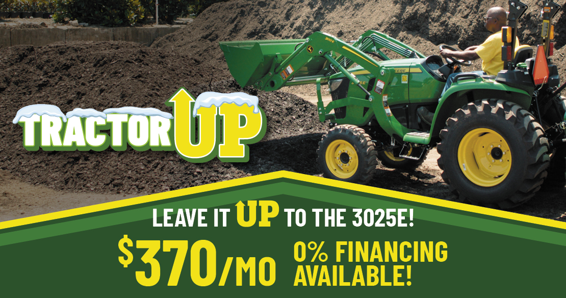 Leave It Up To The 3025E AGUP Equipment John Deere Equipment Dealer